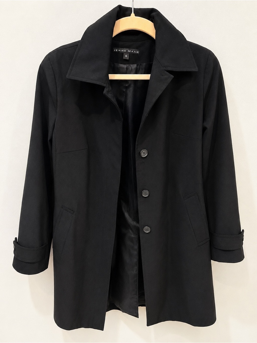 $200 Jenne Maag Black Women's Single-Breasted Blazer Jacket